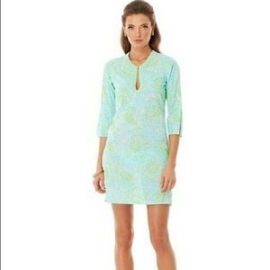 Lilly Pulitzer Courtney Tunic Dress Spa Blue, sz S